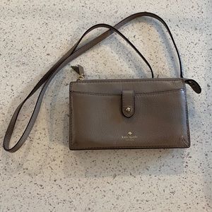 Gray Kate Spade Crossbody